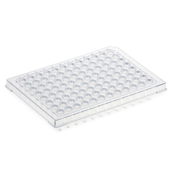 Diamond Shell 0.2mL 96 well PCR Plate, HS, Clear PC frame and PP wells, 10/Box - PCR-DS-HS-02-C