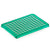 Diamond Shell 0.2mL 96 well PCR Plate, Green PC frame and PP wells, 100/Cs - PCR-DS-HS-02-G