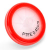 Syringe Filter, PTFE, 0.45m, 30mm, NON-STER, Bulk Packed, Hydrophobic, 100/Box - SF-PTFE-H-4530