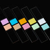 White glass slide,yellow frost, beveled edge, clip corner,72/bx, 1440/Cs - 1384-50Y
