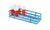 Industrial Coated Wire Tube Rack tuned for bench organization, 2x6 Format, 20... | 120085