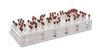 Heavy-Duty Color-Coded Tube Rack with 13-16mm, White for bench organization | 120114