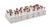 Heavy-Duty Color-Coded Tube Rack with 13-16mm, White for bench organization | 120114