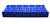 Industrial Tube Rack with color-coded fit for bench organization, 13-16mm, Blue | 120115