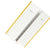 Heavy-Duty Color-Coded Slide Storage Box for slide storage, 20-Place, WhiteYellow | 120197