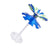 Industrial Color-Coded Pipette Stand with Blue/Green for pipette storage | 120480