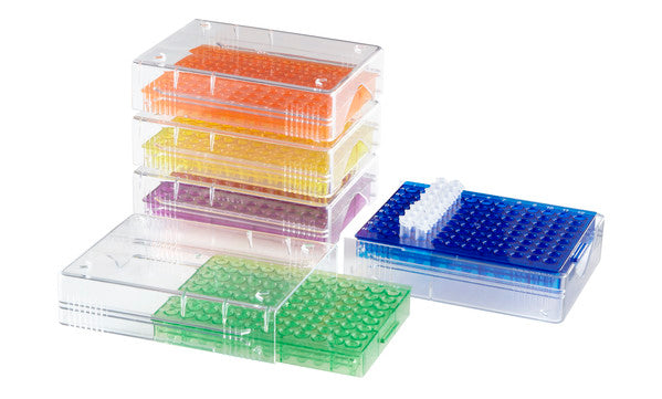 Low Temp PCR Rack, 96 well, Assorted, 5/PK - 120538