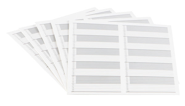 Heavy-Duty Replacement Slide Storage Box for slide storage, White | 120618