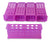 Heavy-Duty Workstation Rack with autoclavable fit for tube staging, Purple | 120685
