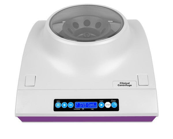 Color-Coded Clinical Centrifuge with Grey/Purple for routine clinical separation | 120775