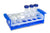 Scientific Workstation Rack with color-coded fit for tube staging, Blue/Natural | 120817