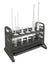 Precision Color-Coded Tube Rack with 10-Place, Grey for bench organization | 121002