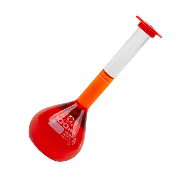 Scientific Volumetric Flask with class a fit for calibrated prep, 100 mL, ... | 2303A-100