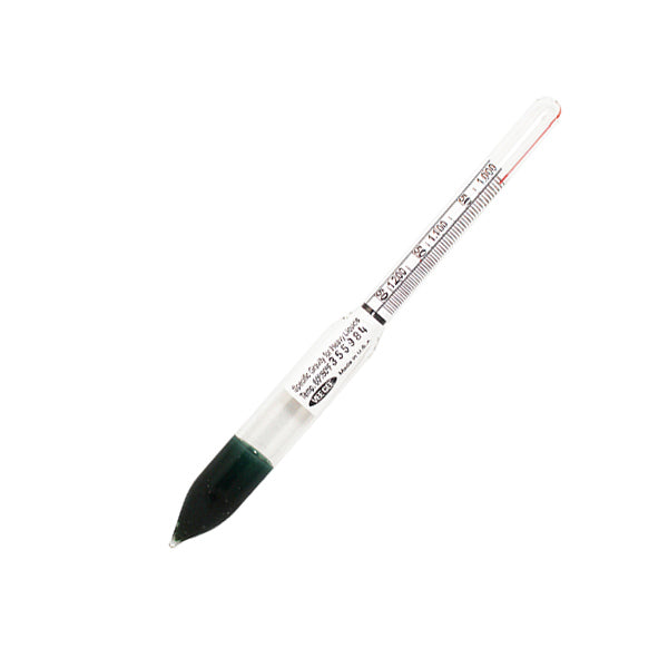 Wide-Range Specific Gravity Hydrometer, 1.000 to 1.250 - 6604-1