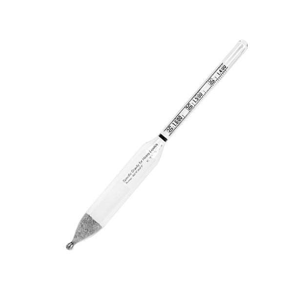 Wide-Range Specific Gravity Hydrometer, 1.400 to 1.650 - 6604-3