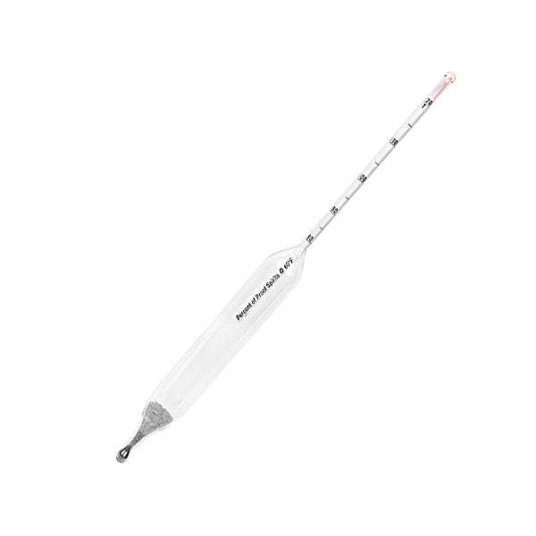 Proof Hydrometer with proof-scale fit for alcohol proof determination, Size B | 6613-B
