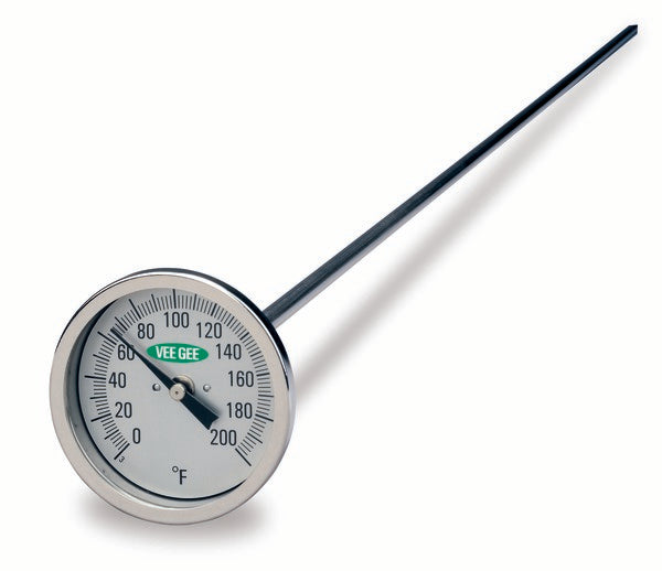 Precision Thermometer with color-coded fit for temperature checks, 3 in, 48 | 82200-48