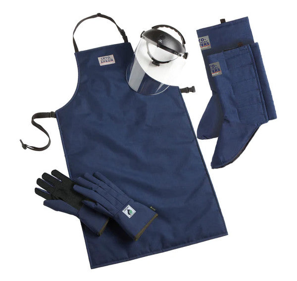 Industrial Cryogenic Cryogenic PPE Kit tuned for cold-room PPE, Blue | B-SKCLMMWP42GR