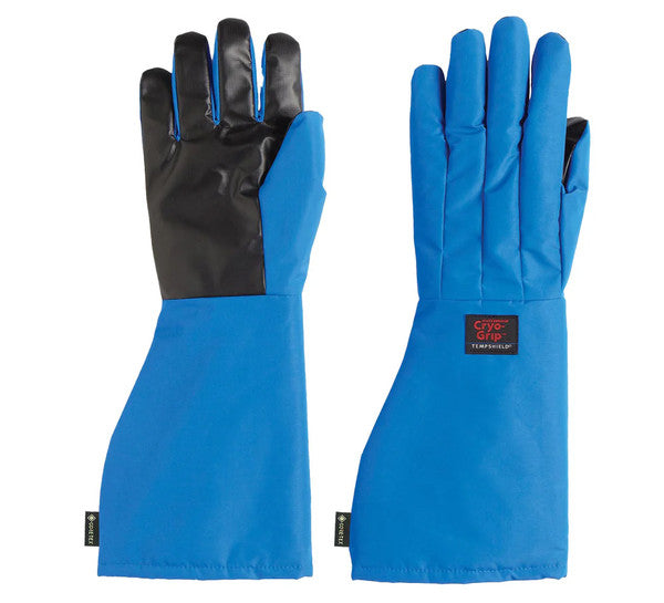 Research-Grade Laboratory Glove with cryogenic fit for cold handling, Blue | CGEBXXLWP