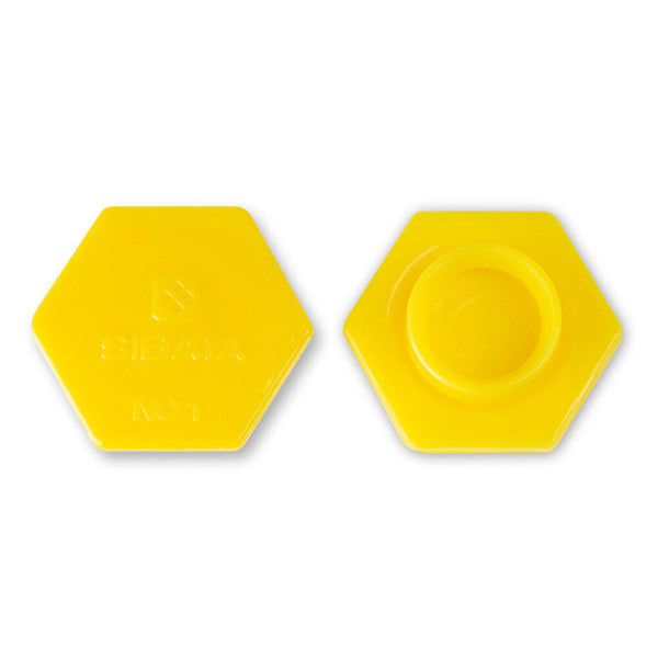 Precision Laboratory Autoclavable Snap Cap for tube closure, Yellow | SC1 | SC#1