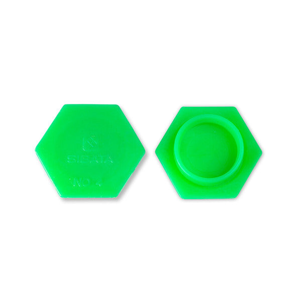 Technical Laboratory Autoclavable Snap Cap for tube closure, Green | SC4 | SC#4