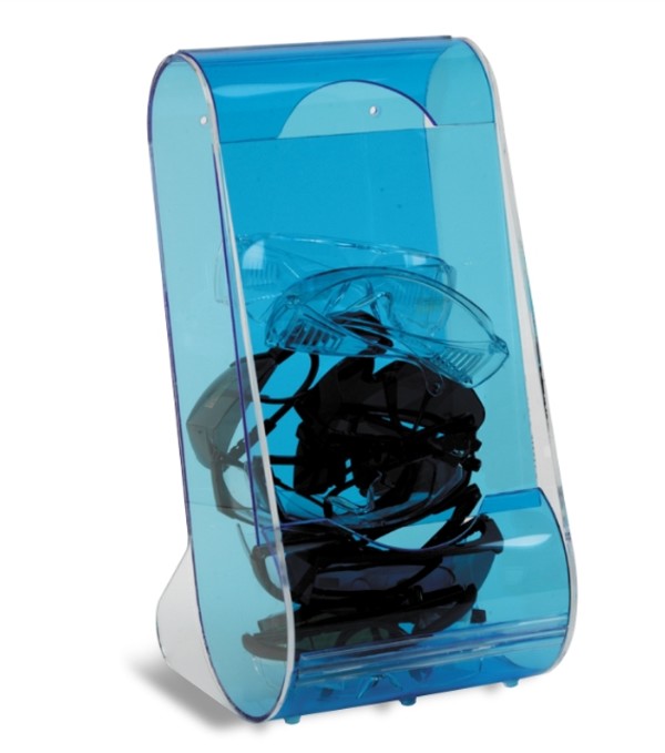 Heavy-Duty Color-Coded Safety Eyewear tuned for eye protection, Blue | HS1041