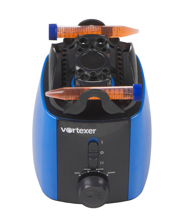 Heavy-Duty Color-Coded Vortex Mixer with 110V, Blue for rapid tube mixing | 120318