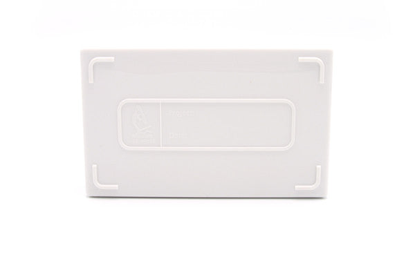 Heavy-Duty Color-Coded Slide Storage Box for slide storage, 25-Place, White | HS15989R