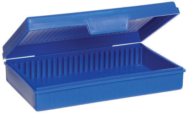 Technical Color-Coded Slide Storage Box with 25-Place, Blue for slide storage | HS15990A
