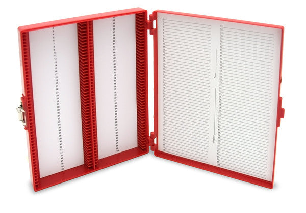 Scientific Color-Coded Slide Storage Box tuned for slide storage, 100-Place... | HS15994P
