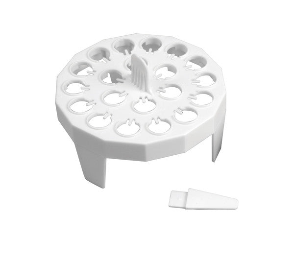 Industrial Color-Coded Workstation Rack with 1.5mL, White for tube staging | HS2134A
