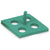 Industrial Workstation Rack with color-coded fit for tube staging, 50mL, Green | HS2165A