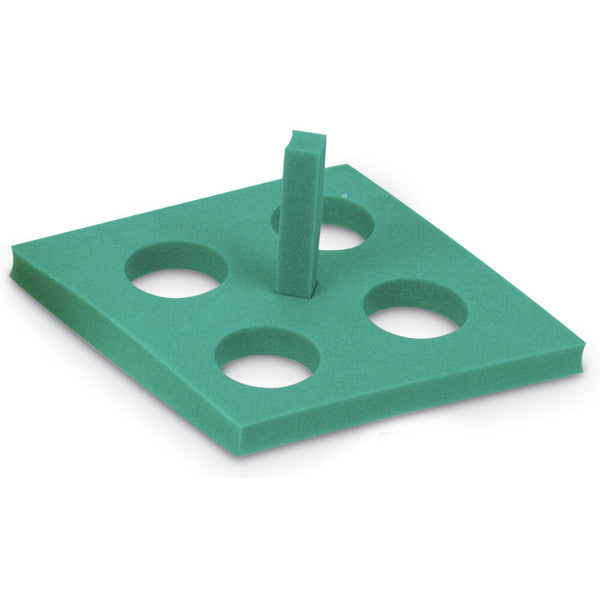 Industrial Workstation Rack with color-coded fit for tube staging, 50mL, Green | HS2165A