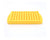 Laboratory Workstation Rack with color-coded fit for tube staging, Yellow, 5/PK | HS2345F