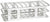 Precision Autoclavable Workstation Rack for tube staging, 40-Place, 21mm | HS243071W