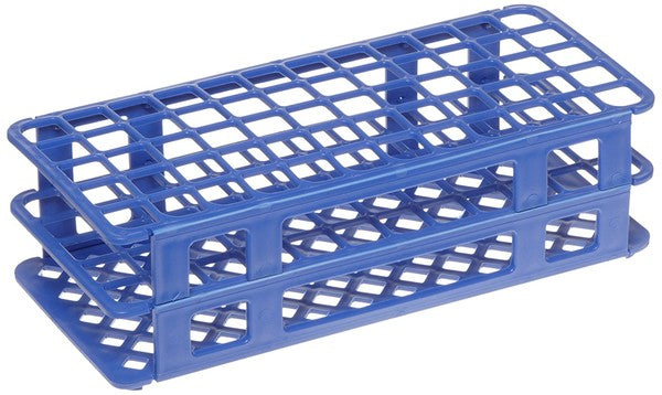 Fold & Snap Tube Rack 17mm 60-Place, Blue - HS243077B