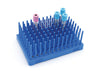 Laboratory Autoclavable Tube Rack with 10-14mm, 96-Place for bench organization | HS24312B