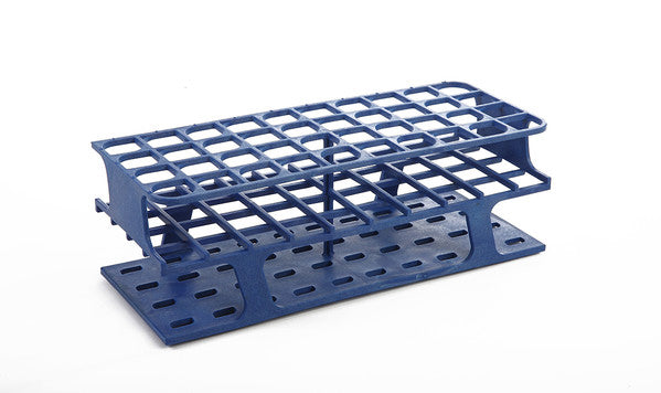Heavy-Duty Tube Rack with color-coded fit for bench organization, 40-Place,... | HS27513B