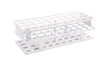 Industrial Color-Coded Tube Rack for bench organization, 40-Place, 25mm | HS27514A