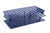 Technical Color-Coded Tube Rack tuned for bench organization, 72-Place, 16mm | HS27552B