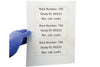 Industrial Cryogenic Label Sheet tuned for sheet labeling, White, 20/pk | HEALCRY-1000