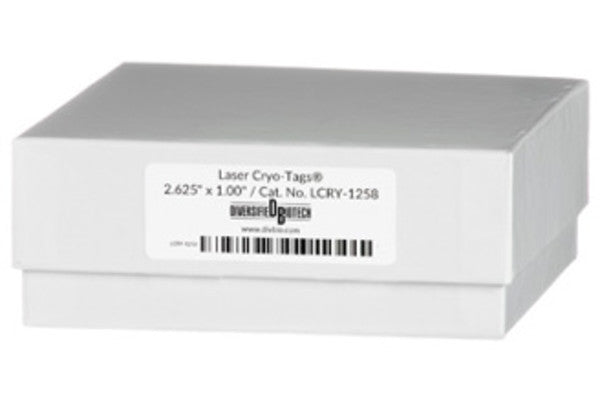 Technical Cryogenic Label Sheet for sheet labeling, 2.625x1.00, White | HEALCRY-1258