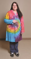 Precision Task-Focused Laboratory Coat, Tye Dye, Medium | LBCTMD