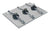 Precision Laboratory Bench-Ready Lamp Board, 5 Lamps | LMPB05