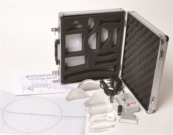 Industrial Concept-to-Lab Physics Tool Laser Optical Disk Set for Physics Work | LODS01