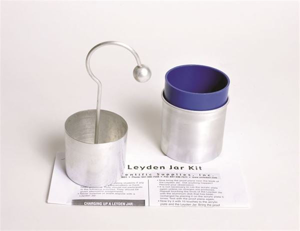 Industrial Task-Focused Leyden Jar, 6 Tall, 3-1/4 In Dia | United Scientific ... | LYJ001