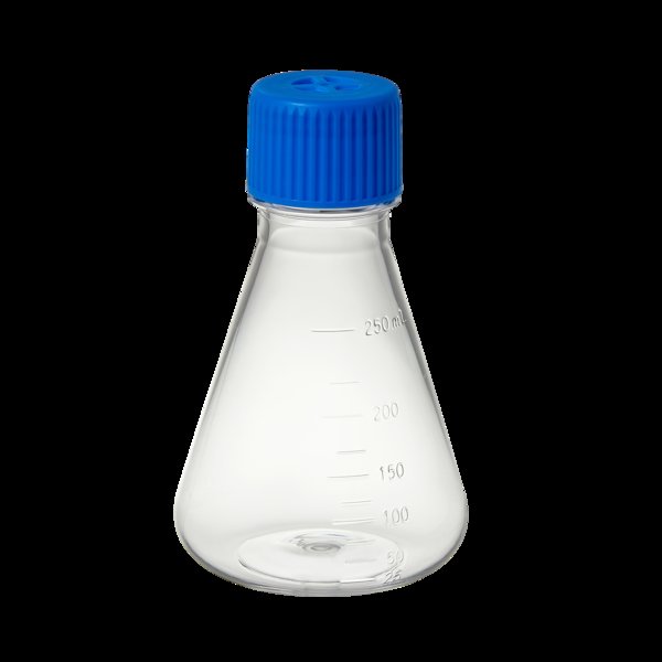 Flask, Erlenmeyer, 250mL, PETG, 12/CS | F4061-F