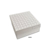 FlipTop Carboard freezer box w/ attached hinged lid, 3 inch, 81-place, white, 50/cs | R3781