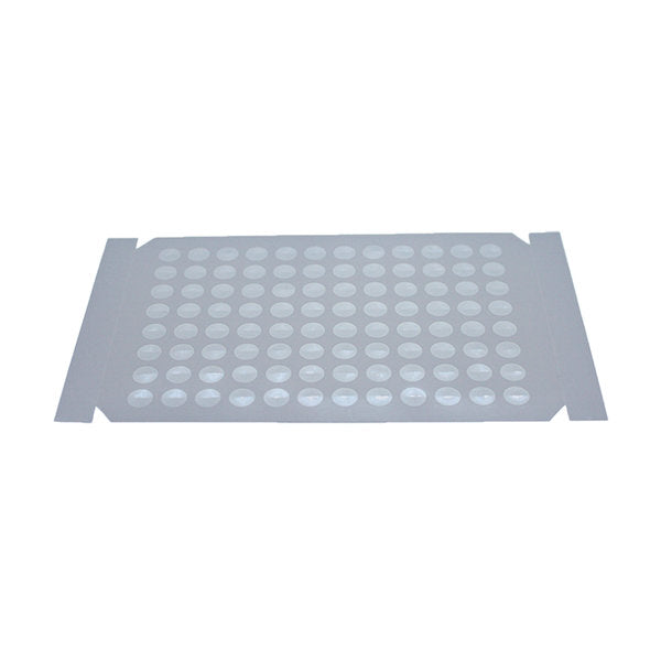 Clear Zone Sealing Film, Pre-Slit, 96 Adhesive-Free Wells, PP, 500/Case | SF063PP-SLT-CZ