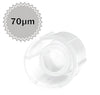 Strainer Cap for 12x75mm FlowTubes FACS tubes and culture tubes, 500/pack, with 70um strainer mesh | T9009-70